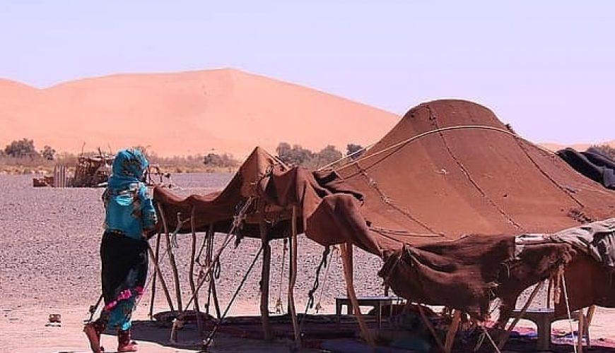 nomads visit in Morocco.